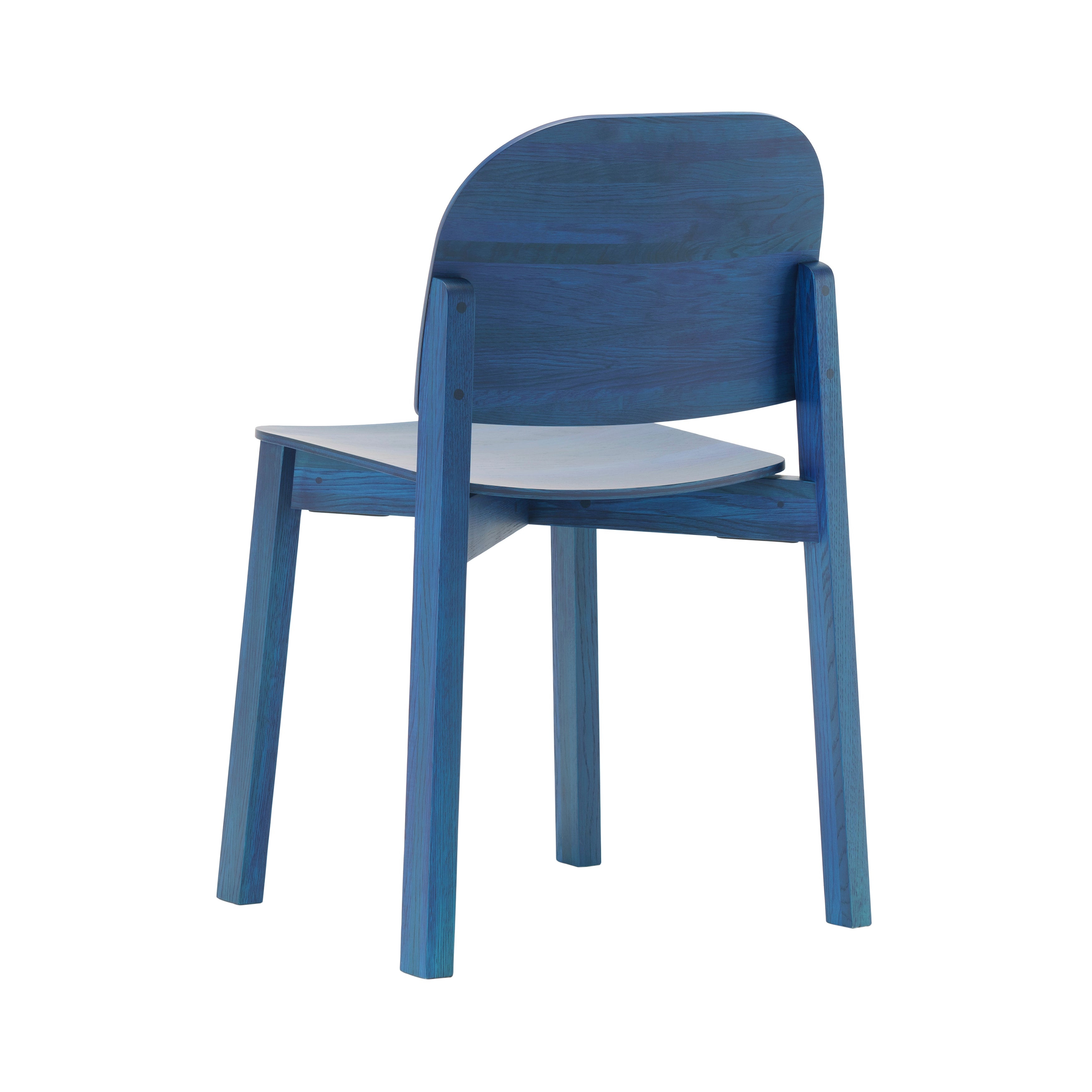 Polar Chair: Indigo Blue Oak