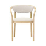Chesa Chair with Pad: Pure Oak