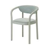 Chesa Chair with Pad: Grey Green Oak