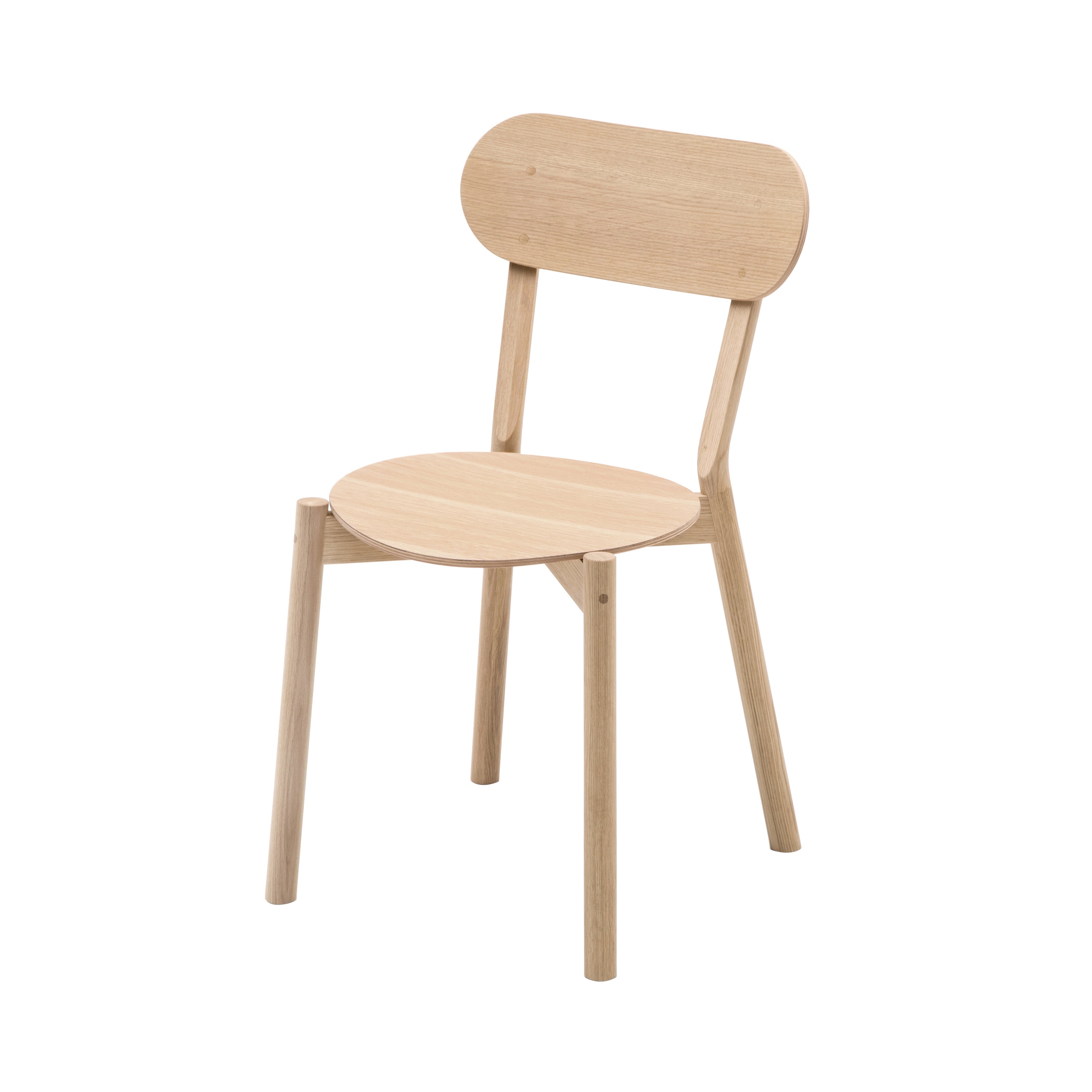 Castor Chair Plus: Pure Oak