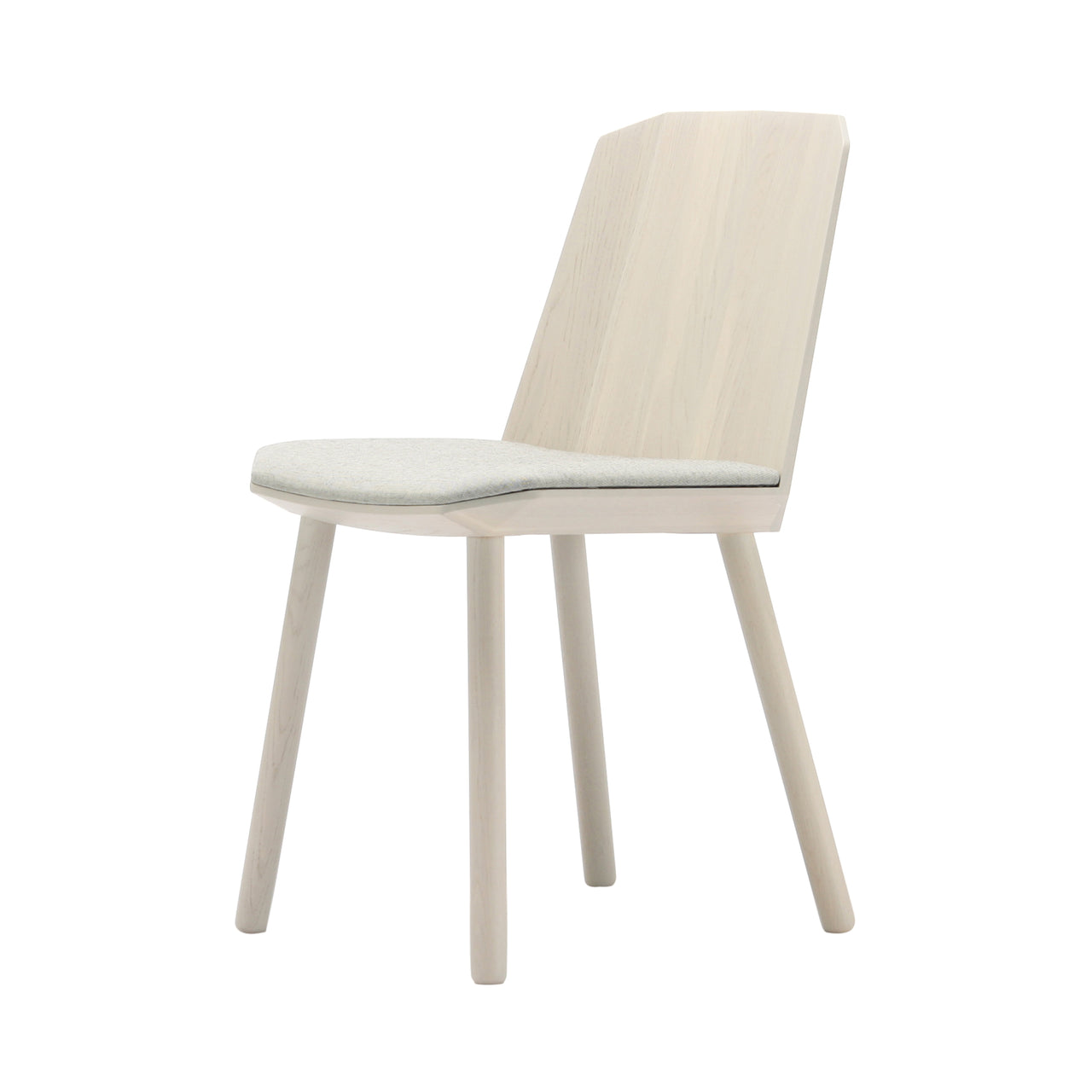 Colour Wood Side Chair: Grain Beige