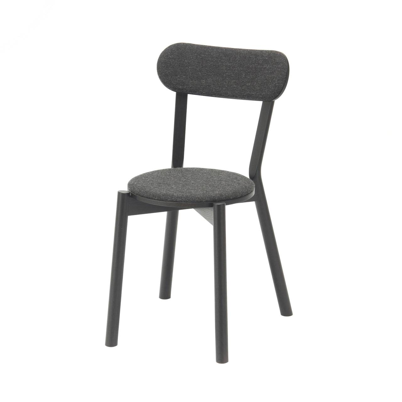 Castor Chair Pad: Black + Black Pad