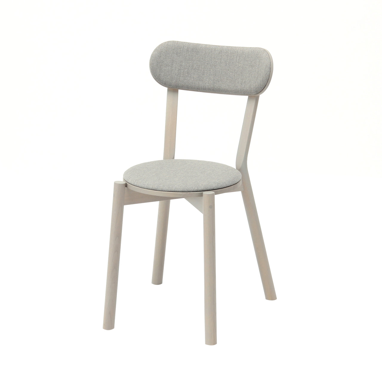 Castor Chair Pad: Grain Grey + Grey Pad
