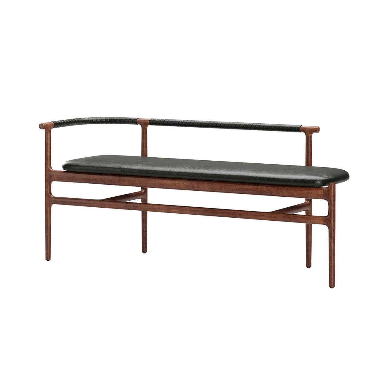 Charlie Bench: Natural Walnut