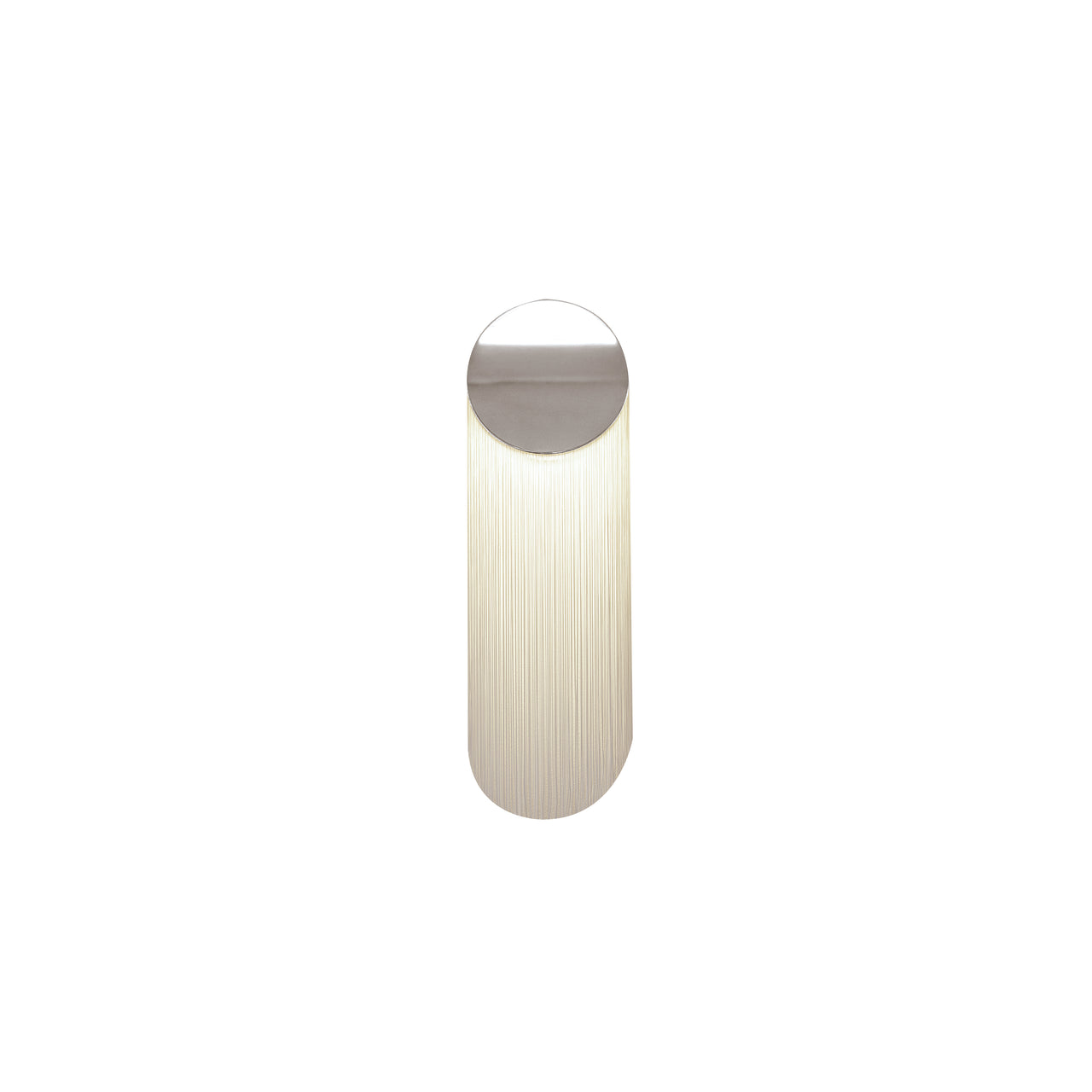 Ce Petite Wall Lamp: Chrome + Natural White + Short