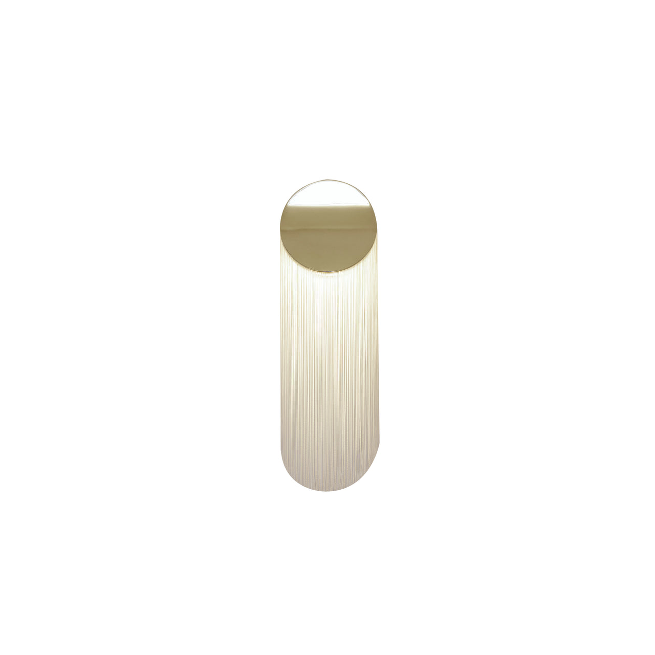 Ce Petite Wall Lamp: Gold + Natural White + Short