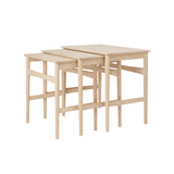 CH004 Nesting Tables: Set of 3 + Oiled Oak