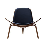 CH07 Shell Lounge Chair: Walnut + Oiled Walnut