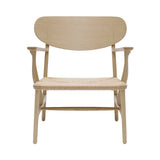 CH22 Lounge Chair: Natural + Soaped Oak