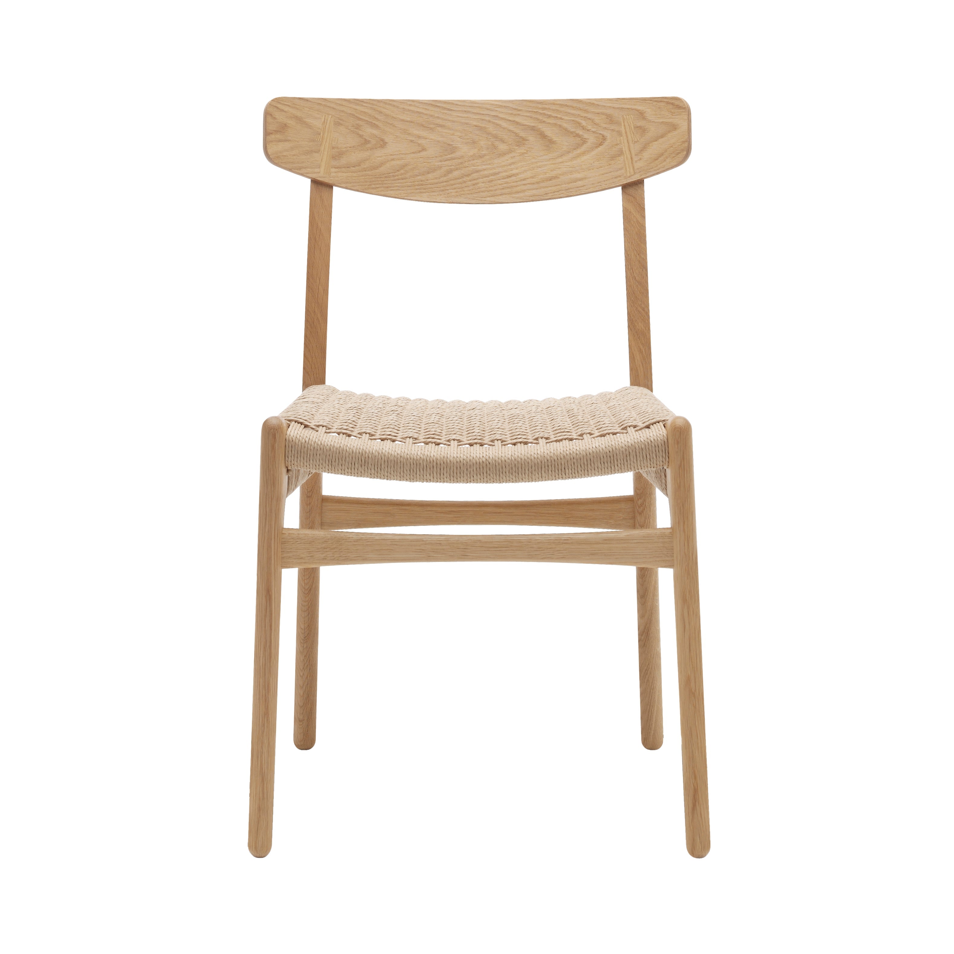 CH23 Dining Chair: Natural + Oiled Oak 