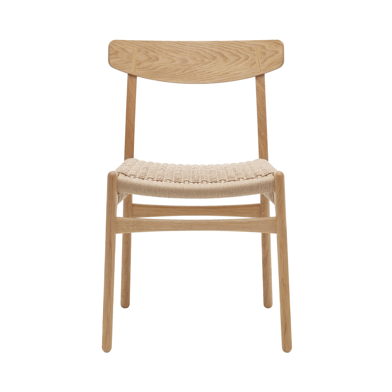 CH23 Dining Chair: Natural + Oiled Oak 