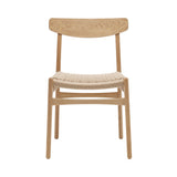 CH23 Dining Chair: Natural + Oiled Oak 