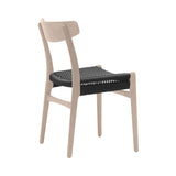 CH23 Dining Chair: Black + Soaped Oak