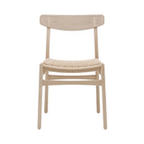 CH23 Dining Chair: Natural + Soaped Oak