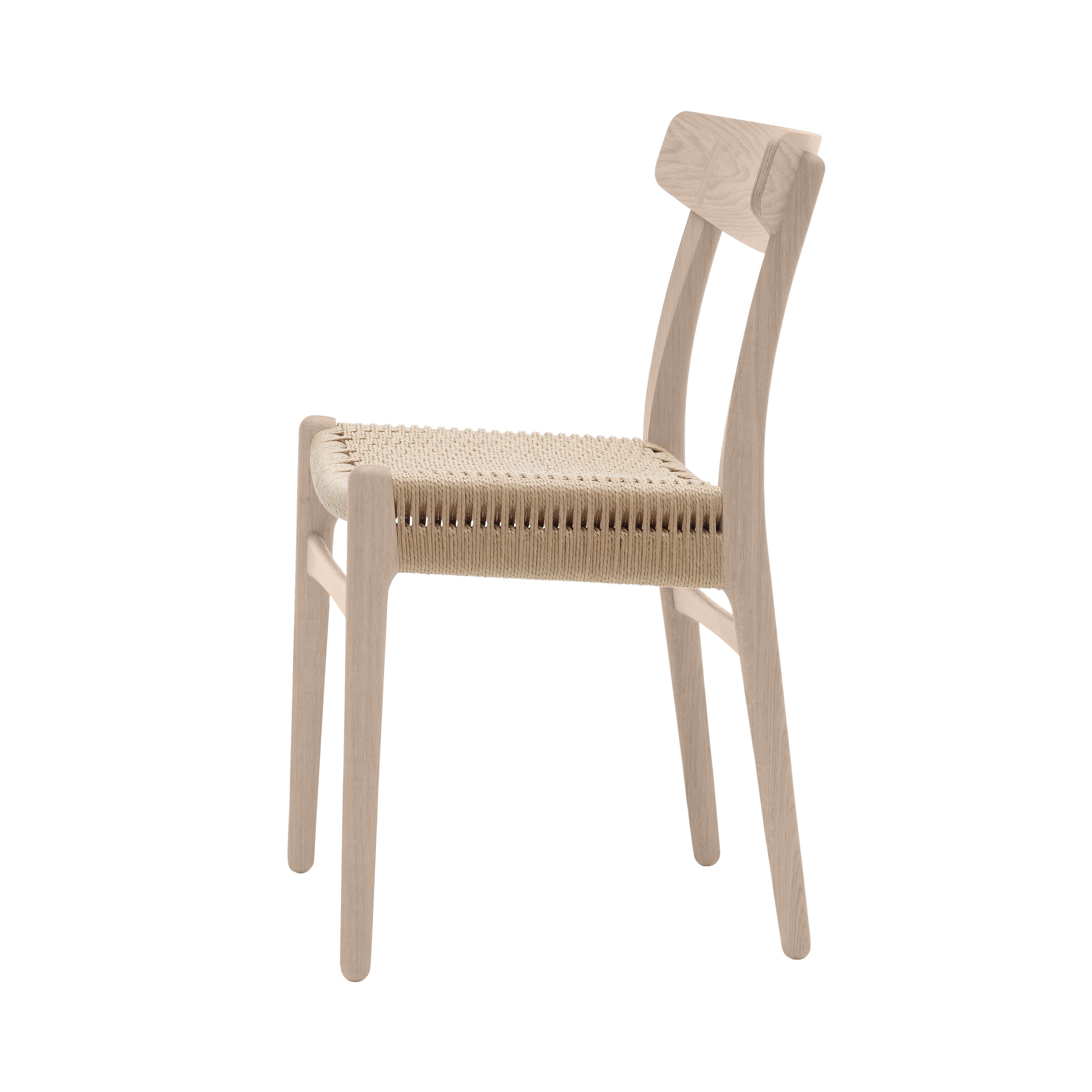 CH23 Dining Chair: Natural + Soaped Oak