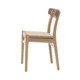 CH23 Dining Chair: Natural + Oiled Oak + Walnut