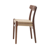 CH23 Dining Chair: Natural + Oiled Walnut