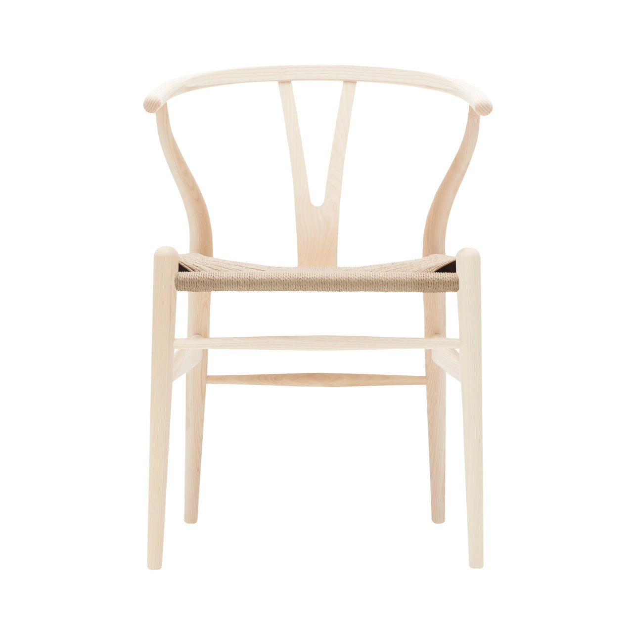 CH24 Wishbone Chair: Natural + Soaped Ash