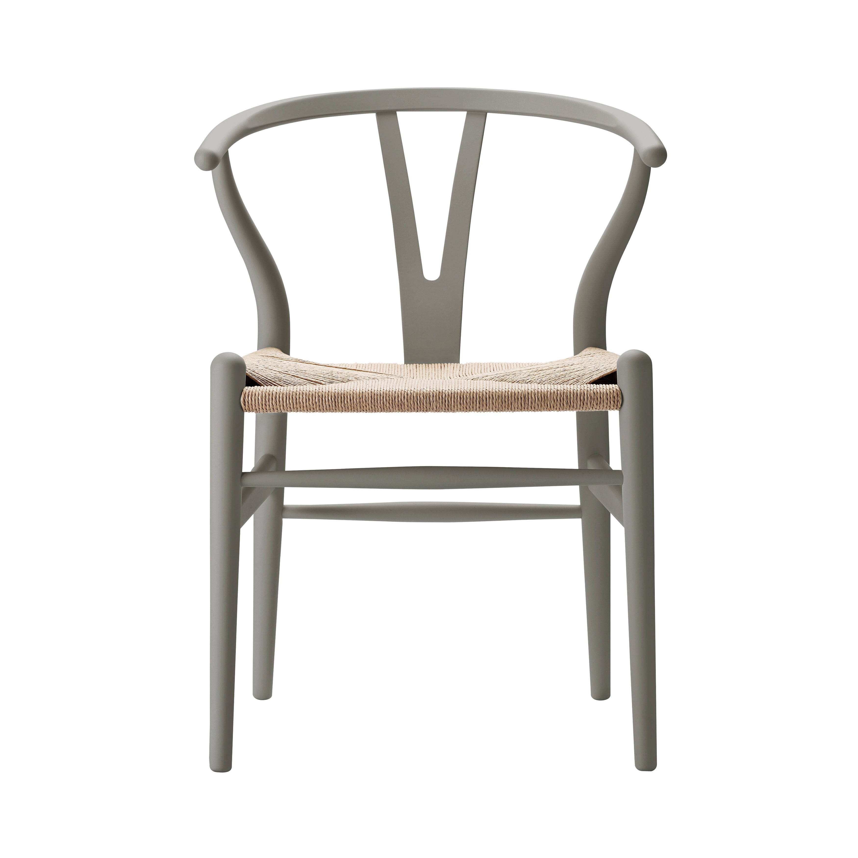 CH24 Wishbone Chair: Natural + Clay