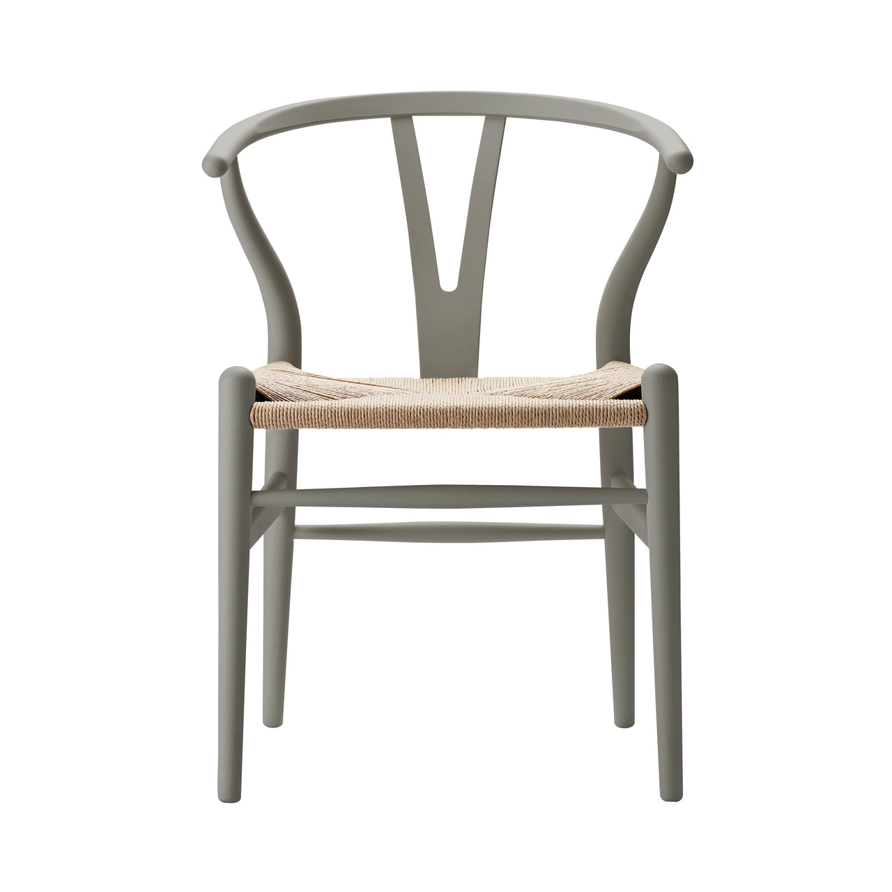 CH24 Wishbone Chair: Natural + Clay