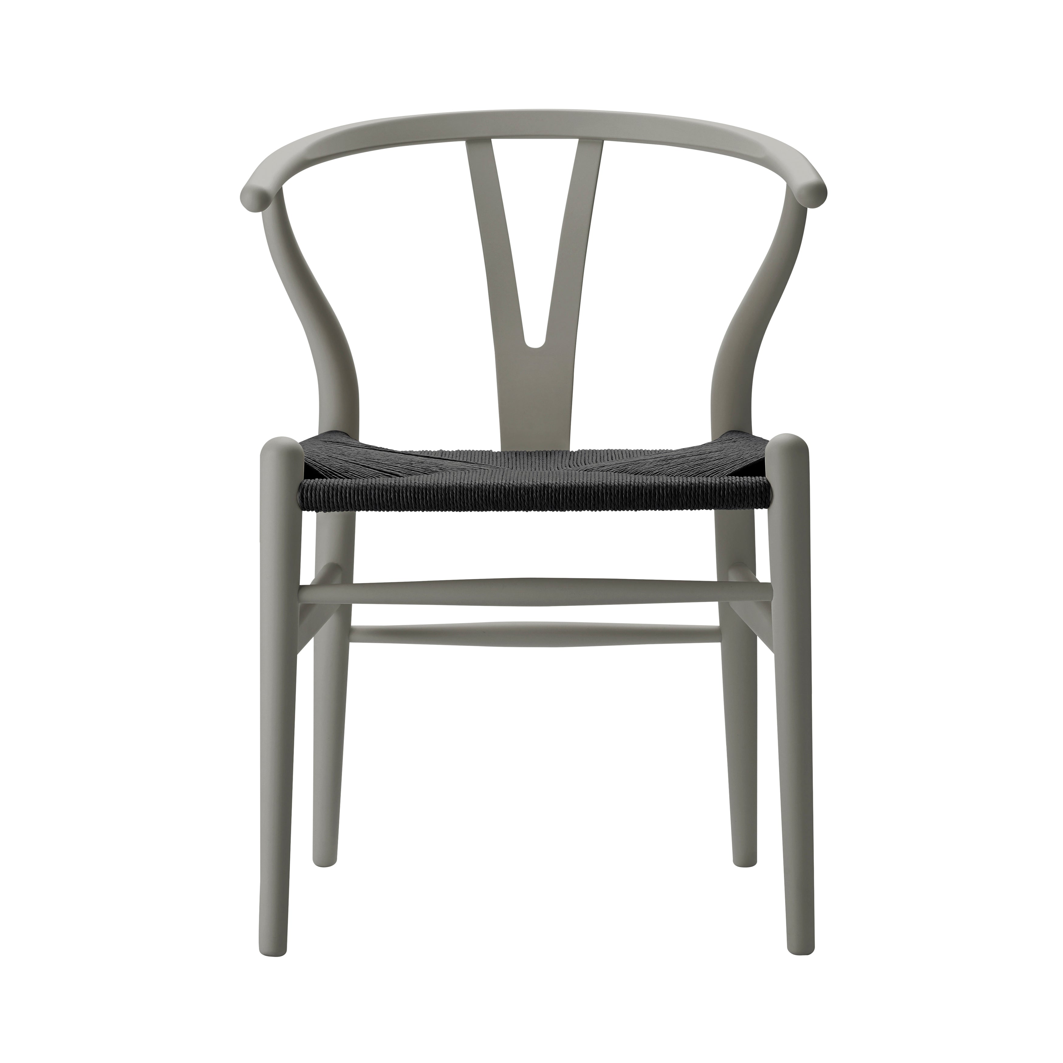 CH24 Wishbone Chair: Black + Clay