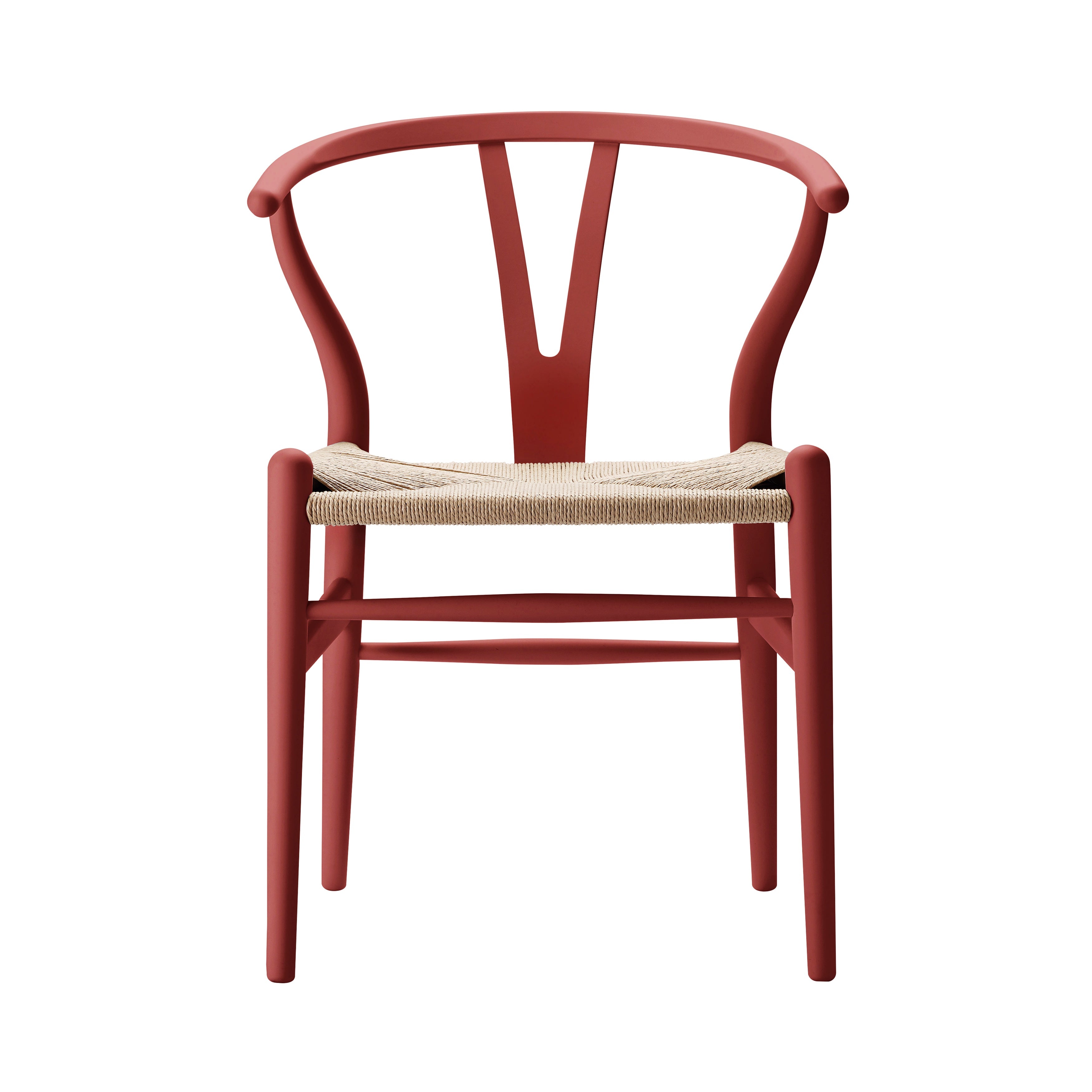 CH24 Wishbone Chair: Natural + Falu