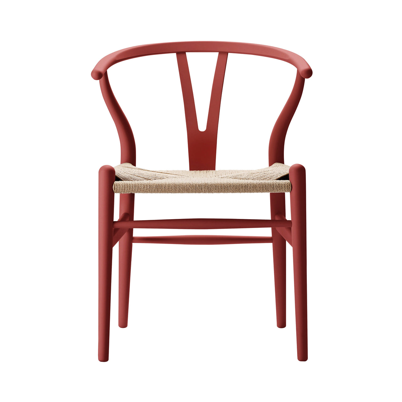 CH24 Wishbone Chair: Natural + Falu