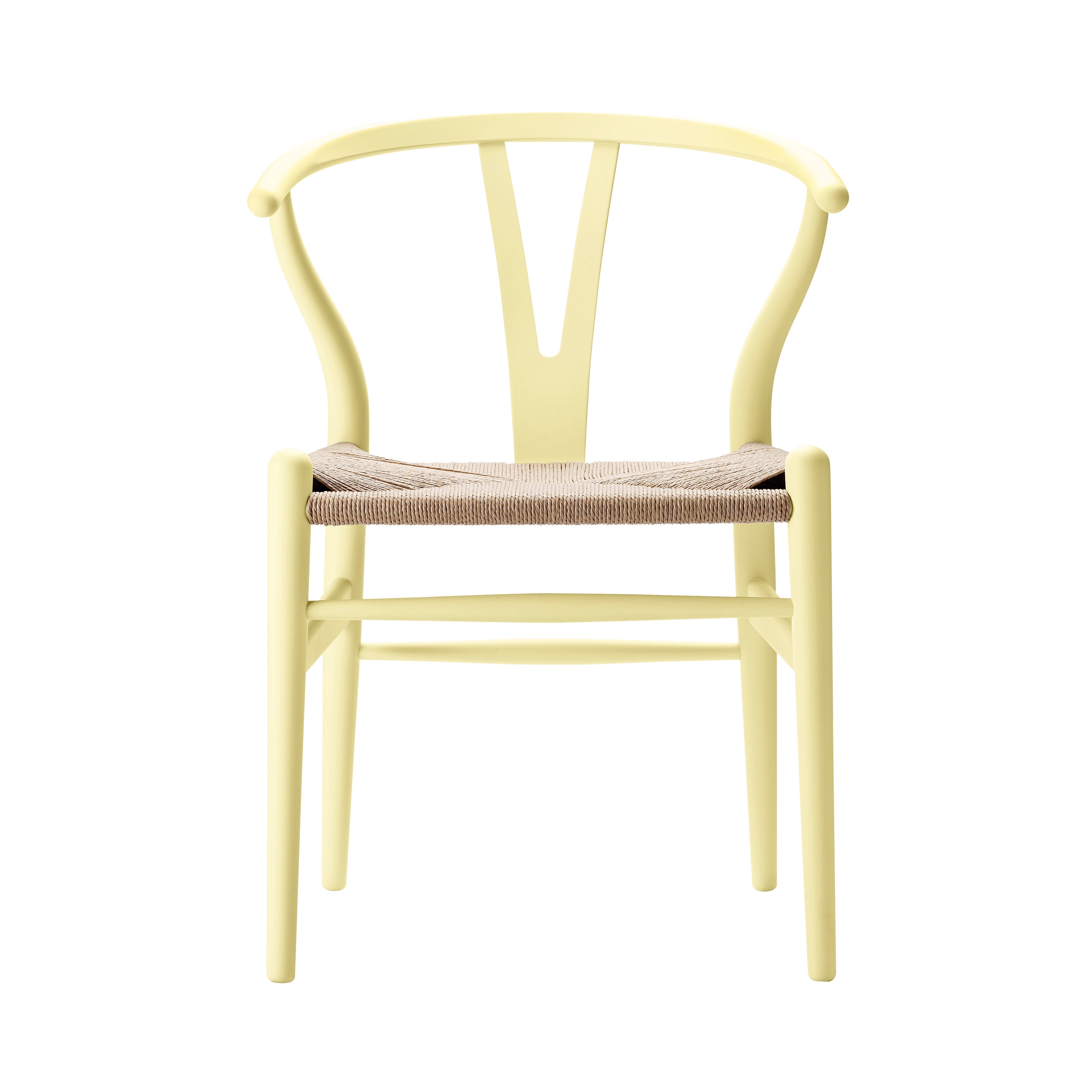 CH24 Wishbone Chair: Natural + Hollyhock
