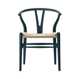 CH24 Wishbone Chair: Natural + North Sea