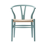 CH24 Wishbone Chair: Natural + Pewter