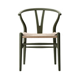 CH24 Wishbone Chair: Natural + Seaweed