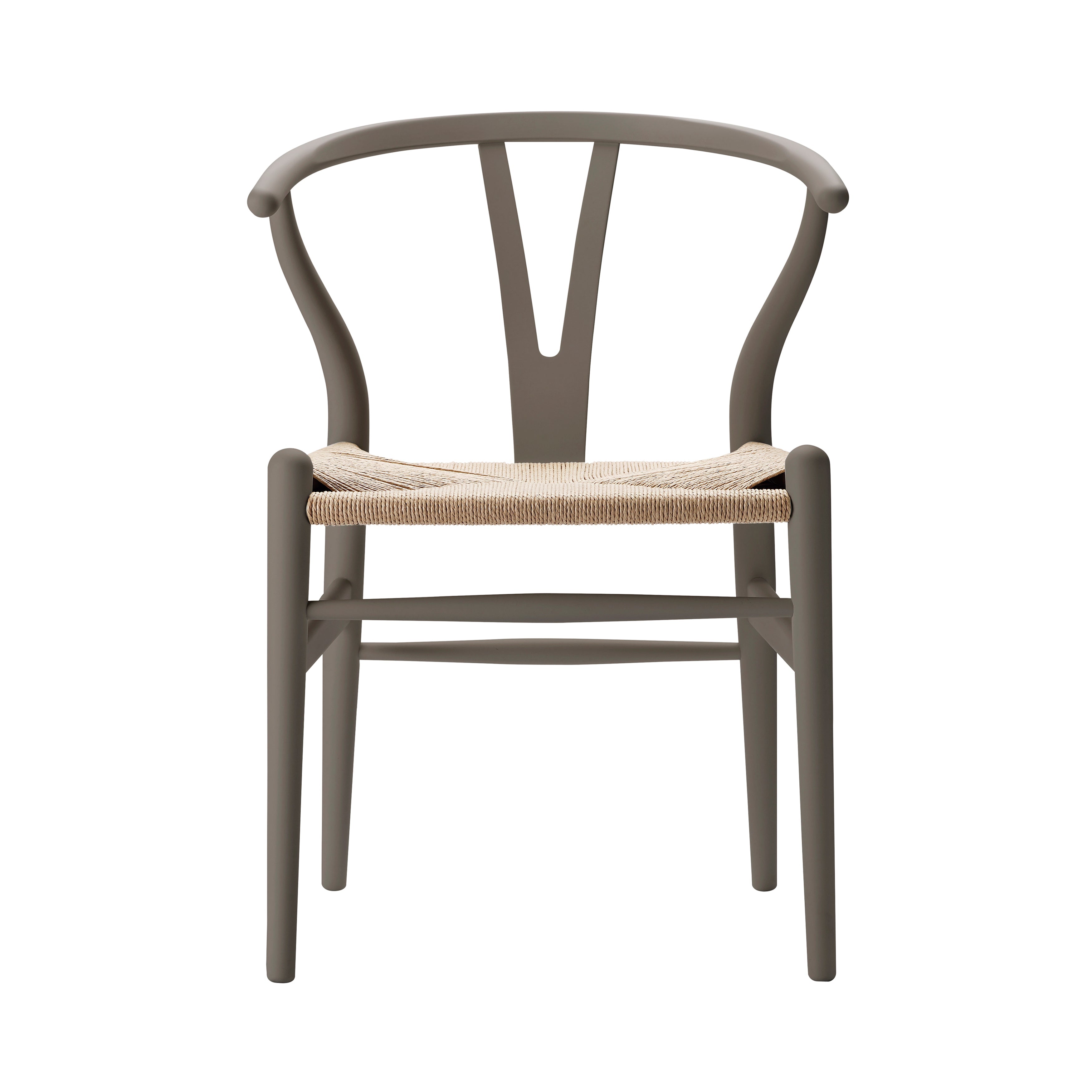 CH24 Wishbone Chair: Natural + Slate