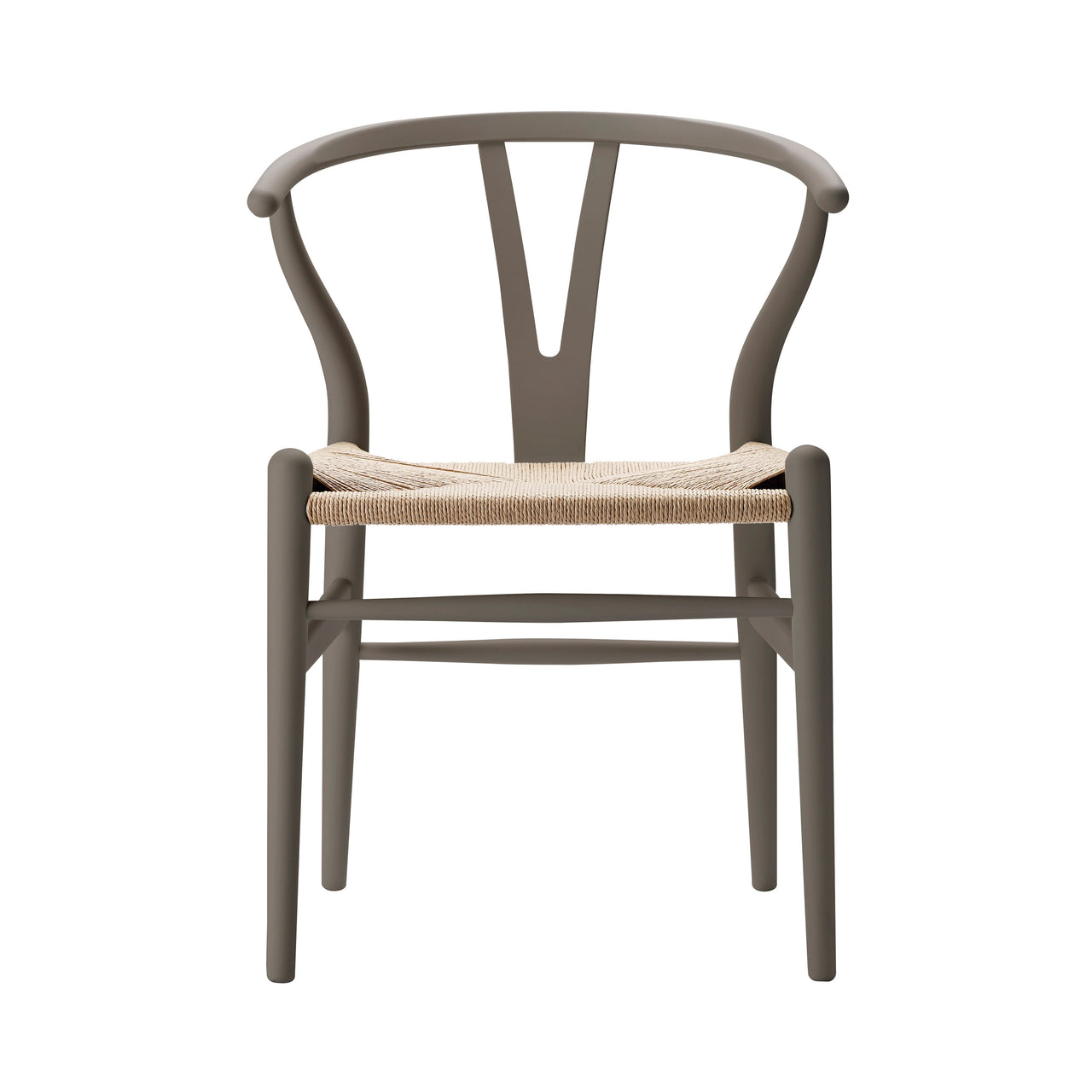 CH24 Wishbone Chair: Natural + Slate