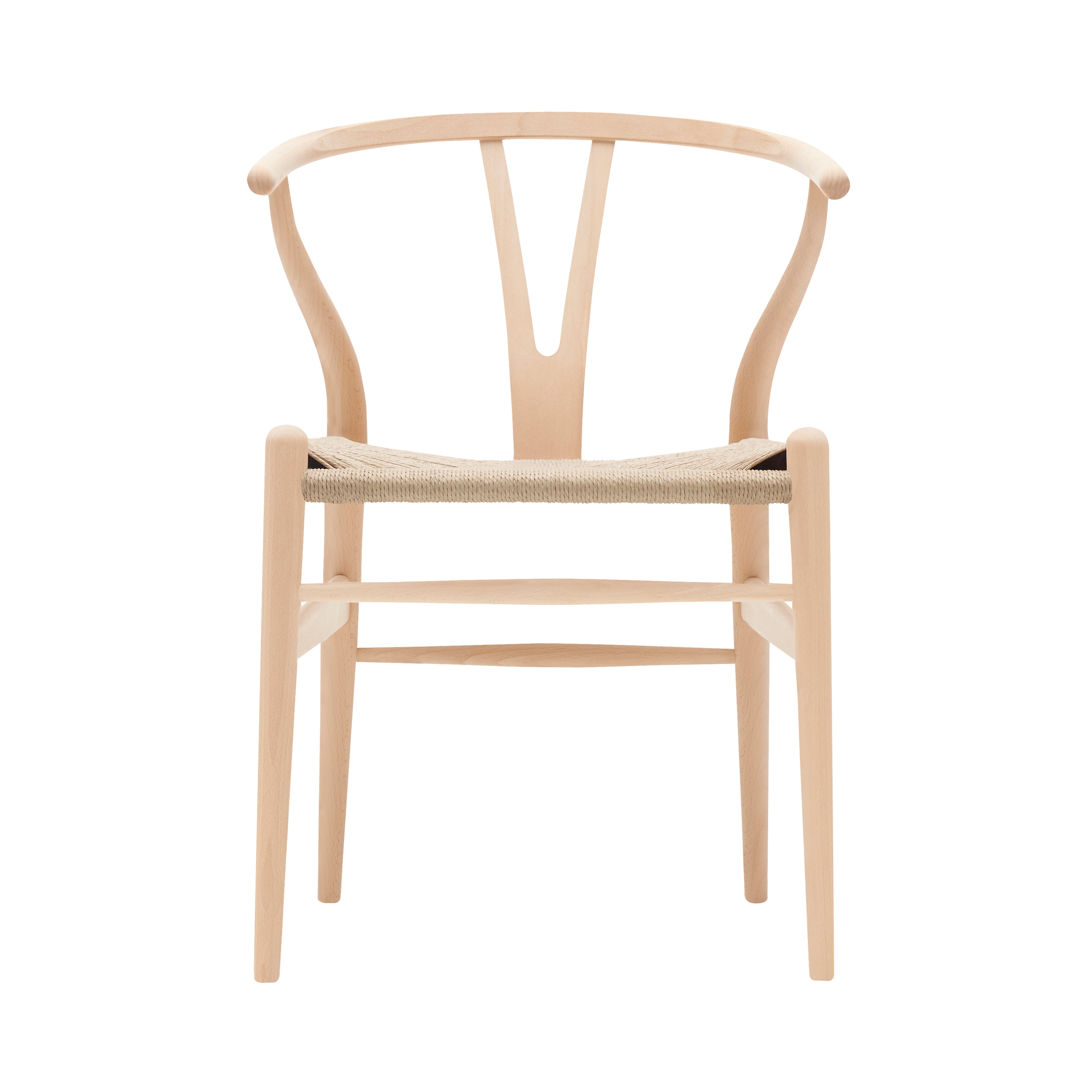 CH24 Wishbone Chair: Natural + Soaped Beech