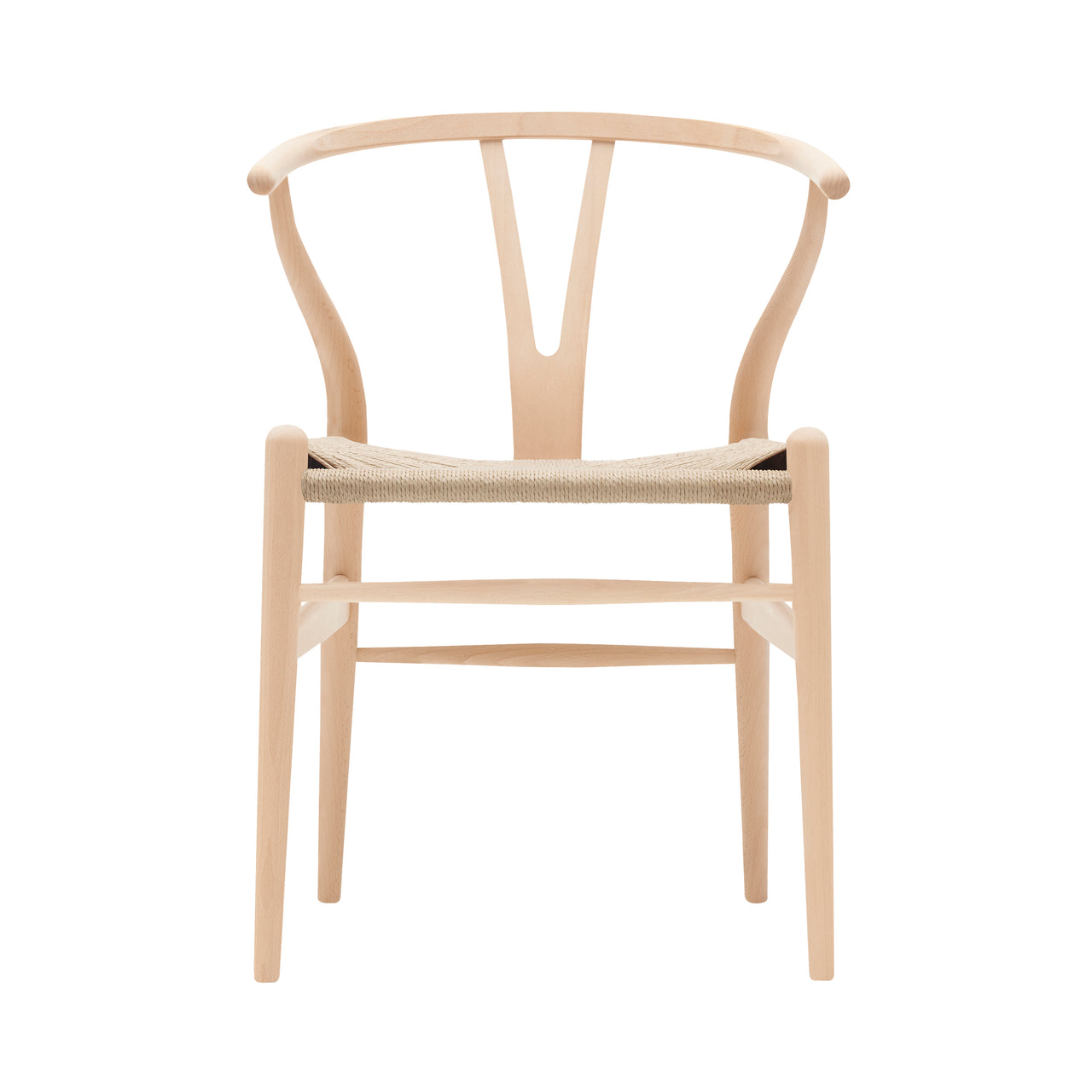 CH24 Wishbone Chair: Natural + Soaped Beech