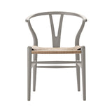 CH24 Wishbone Chair: Natural + Silver Grey Beech