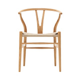 CH24 Wishbone Chair: Natural + Oiled Oak
