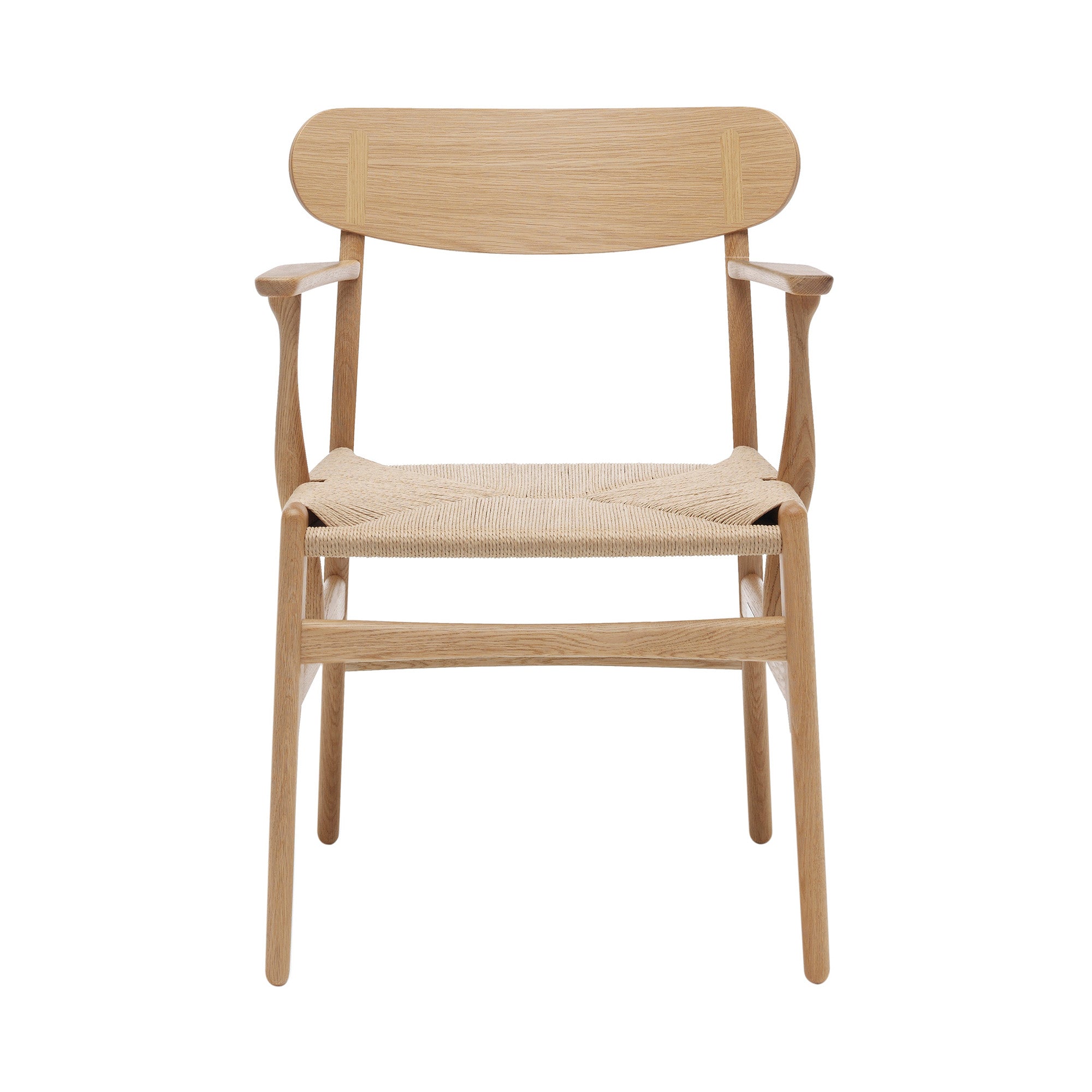 CH26 Dining Chair: Natural + Oiled Oak