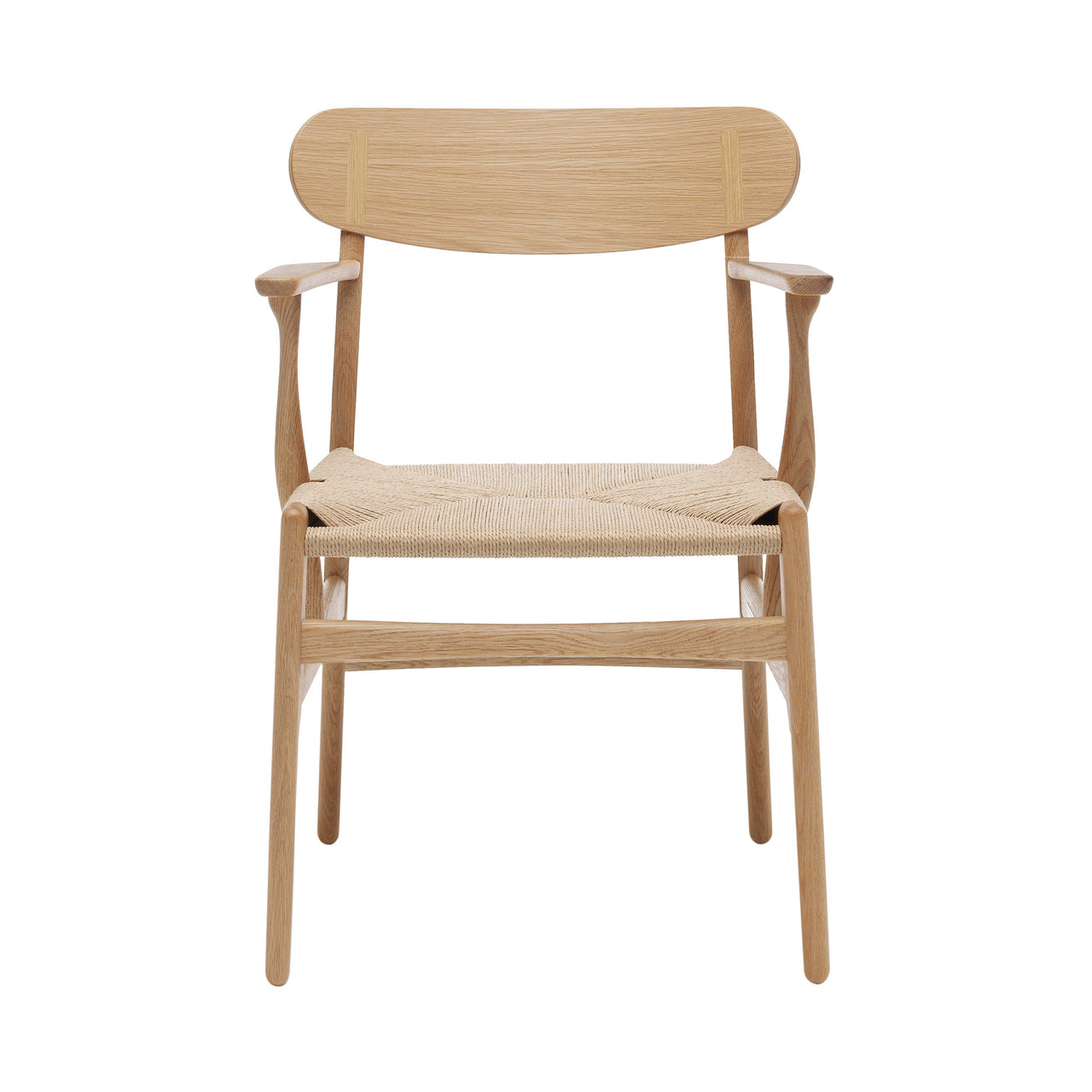 CH26 Dining Chair: Natural + Oiled Oak