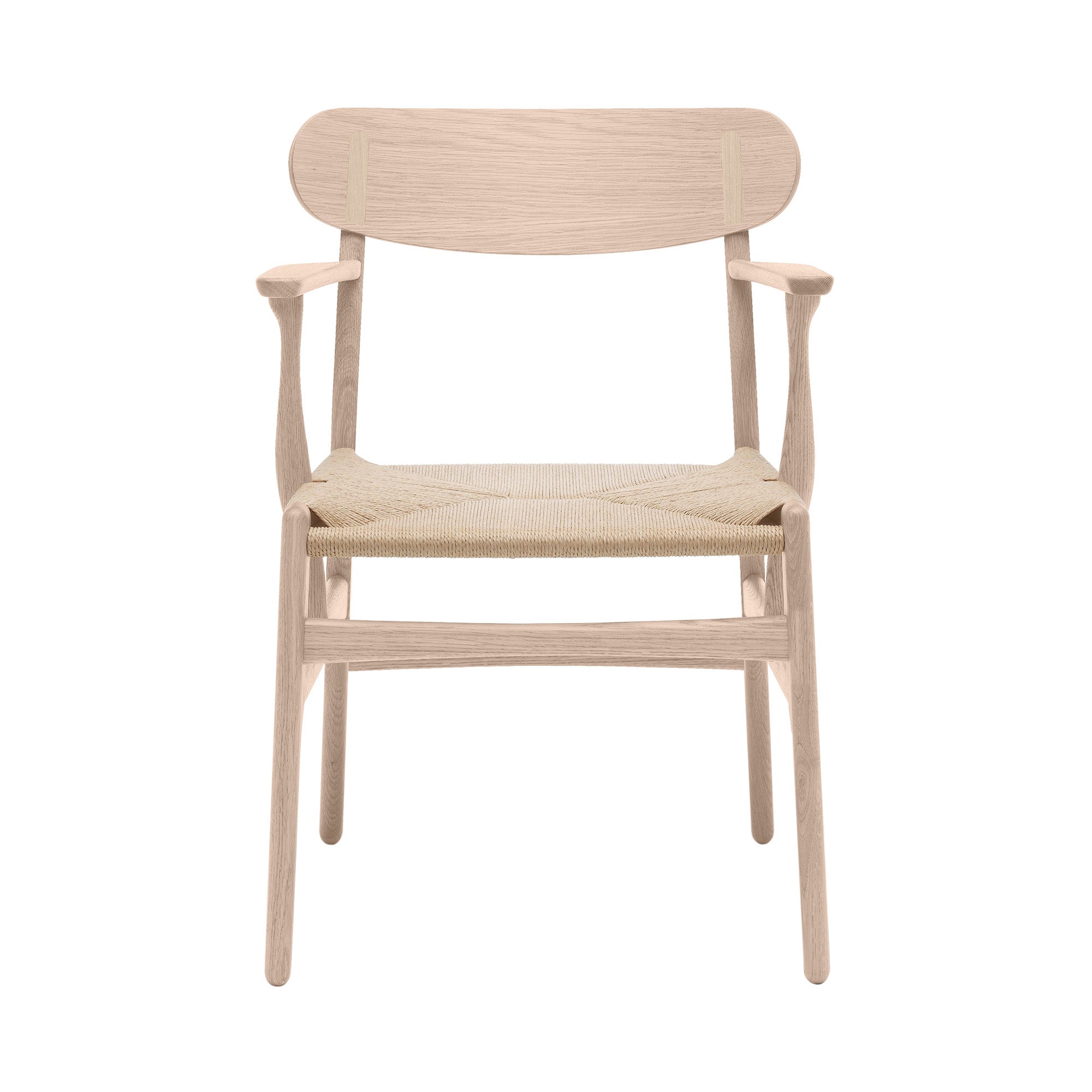CH26 Dining Chair: Natural + Soaped Oak