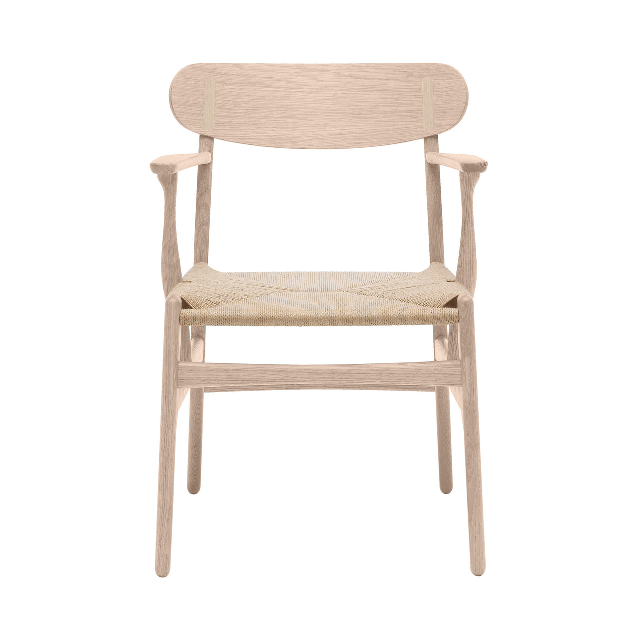 CH26 Dining Chair: Natural + Soaped Oak