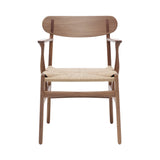 CH26 Dining Chair: Natural + Oiled Walnut