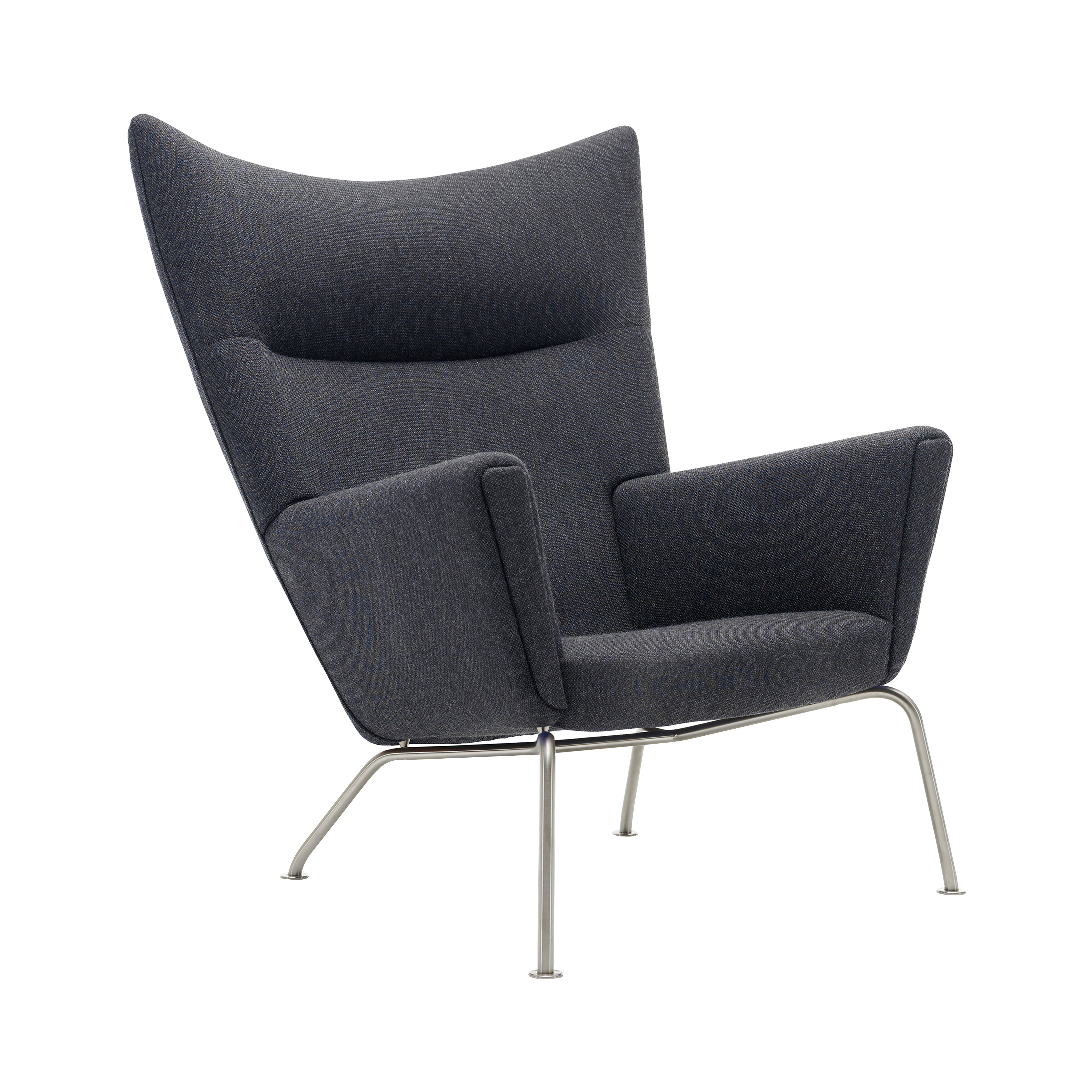 CH445 Wing Chair: Without Footstool