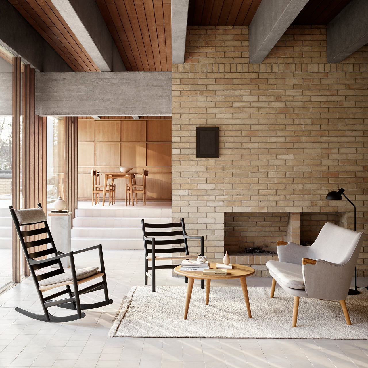 CH45 Rocking Chair with Cushion | Buy Carl Hansen & Søn online at A+R