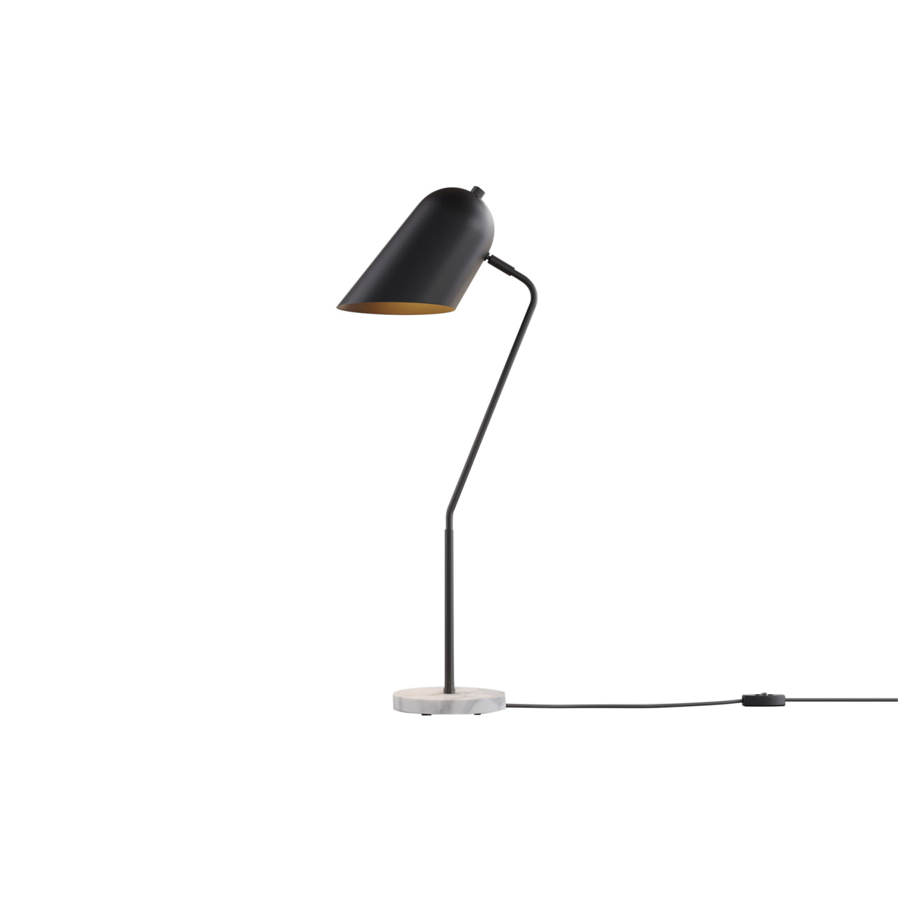 Cliff Table Lamp: Black + Graphite