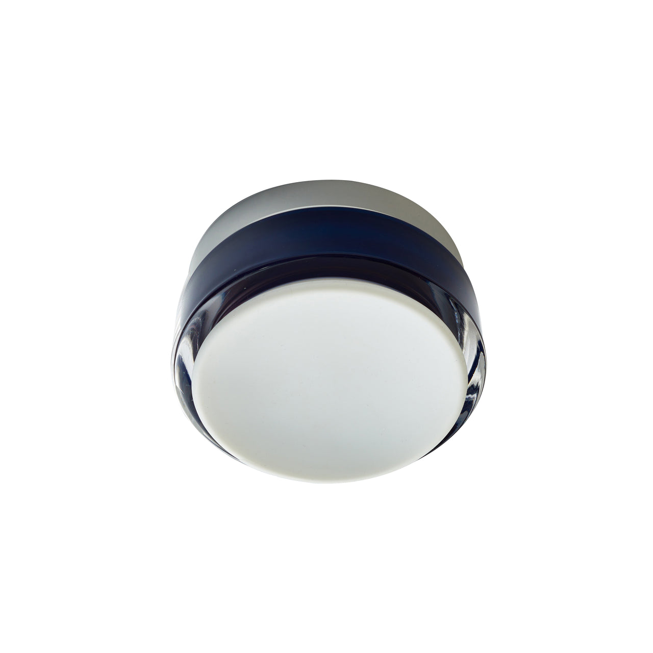 Copia Flush Mount: Midnight + Natural Anodized