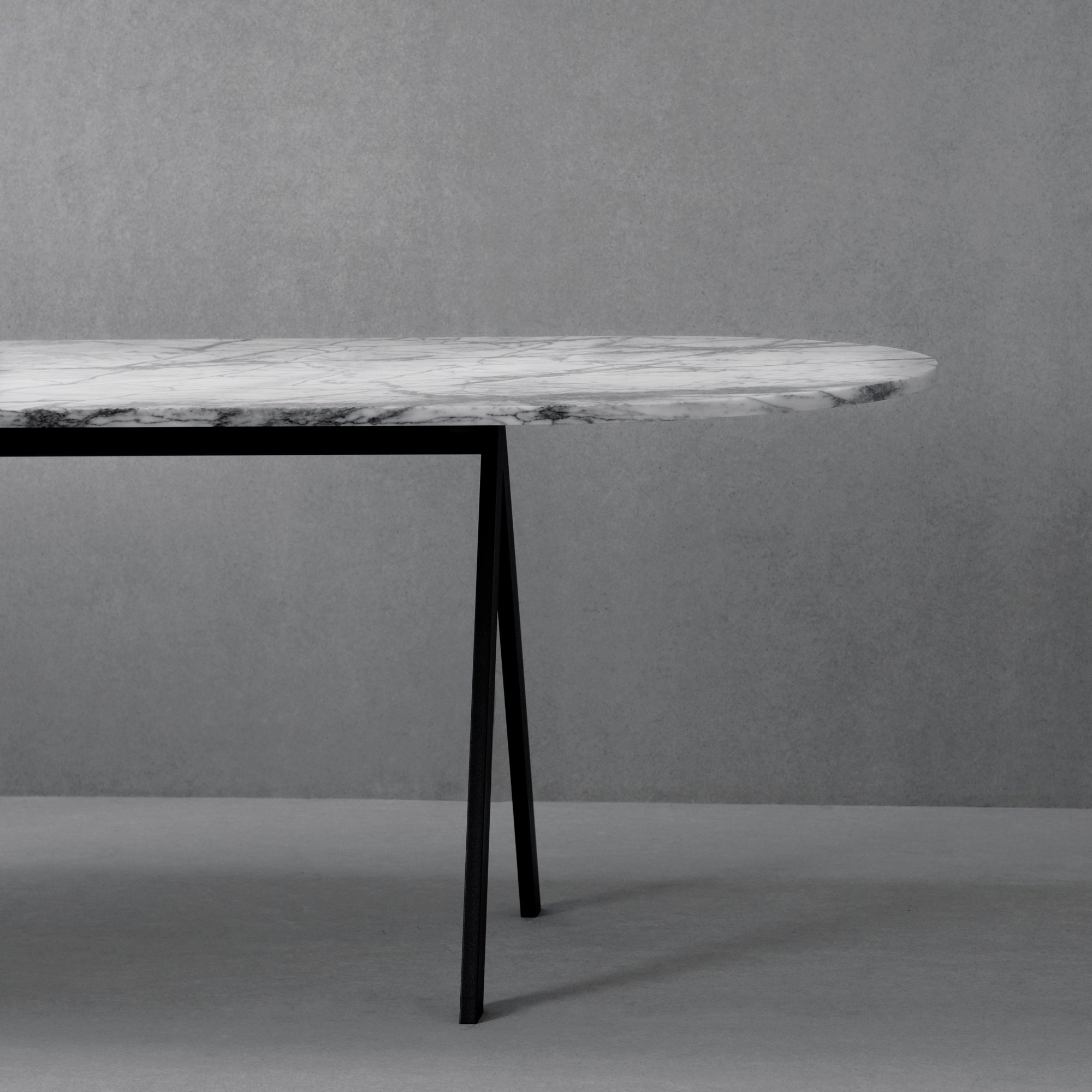 Saw Dining Table: Marble