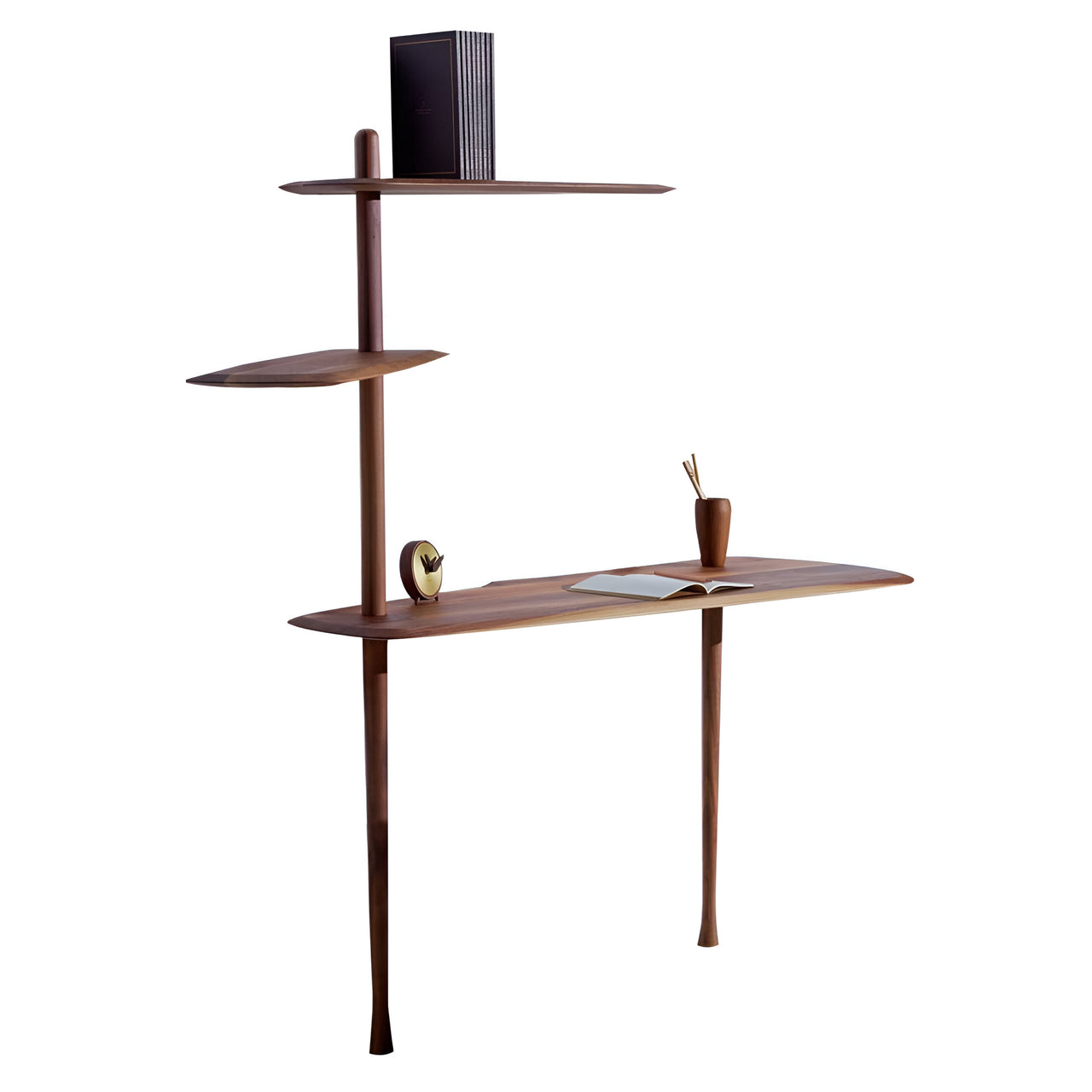 Unica Escritorio Desk: Walnut