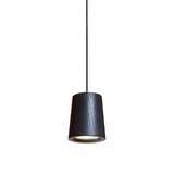 Solid Pendant: 1 + Cone + Black Stained Oak + Black