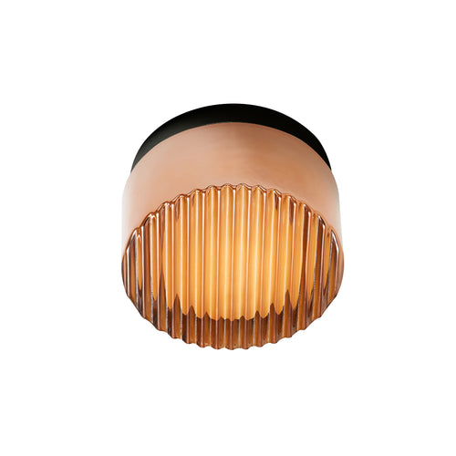 Crisp IP65 Flush Mount: Chrome Exterior + Black Anodized